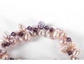 Pale Pink Cultured Pearl Bracelet With Sterling Earrings