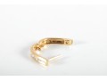 14k Yellow Gold Diamond Hoop Earrings