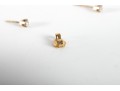 14k Yellow Gold Diamond Stud Earrings