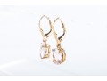 14k Yellow Gold Quartz Earrings