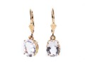 14k Yellow Gold Quartz Earrings