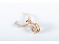 14k Yellow Gold Quartz Earrings