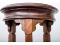 Scrolled Wood Pedestal Plant Stand