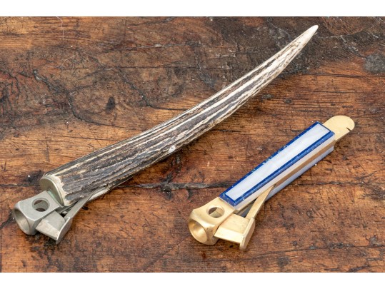Two Fine Vintage Cigar/Cigarillo Cutters With Pfeilring Solingen