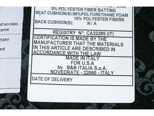 Vintage B & B Italia Upholstered Armchair