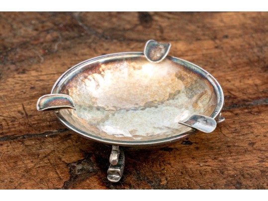 Pair Of Silver Small Ashtrays    2.32 Troy Ozs.