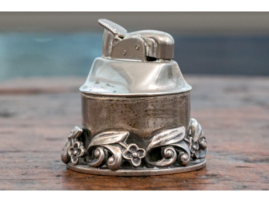 Vintage International Sterling And Brass Lighter