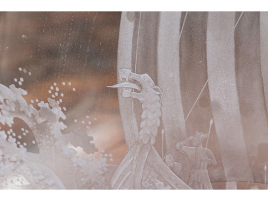 Fine Vintage Orrefors Expo Landberg Crystal Vase