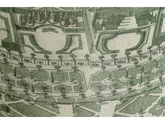 Italian Glazed Ceramic Umbrella Container