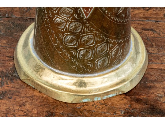 Collection Of Four Antique Middle Eastern Metal Ewers