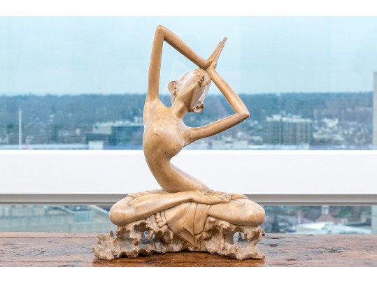 Bali Carved Wood Figure