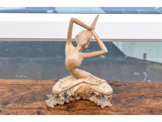 Bali Carved Wood Figure