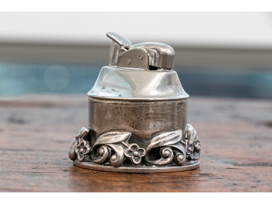 Vintage International Sterling And Brass Lighter