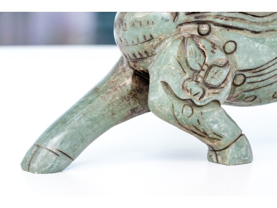 Asian Carved Stone Monster Figure