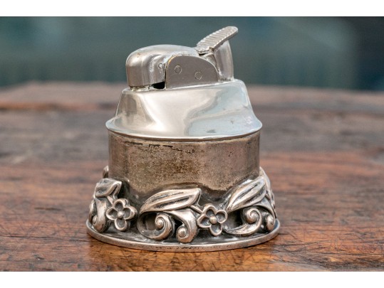 Vintage International Sterling And Brass Lighter