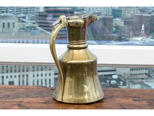 Collection Of Four Antique Middle Eastern Metal Ewers