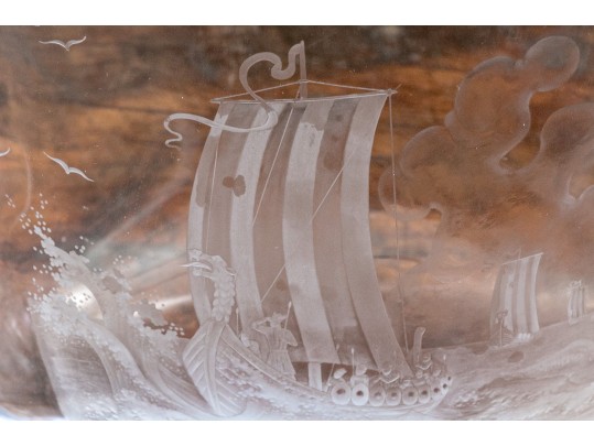 Fine Vintage Orrefors Expo Landberg Crystal Vase