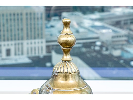 Collection Of Four Antique Middle Eastern Metal Ewers