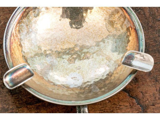 Pair Of Silver Small Ashtrays    2.32 Troy Ozs.