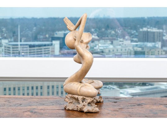 Bali Carved Wood Figure