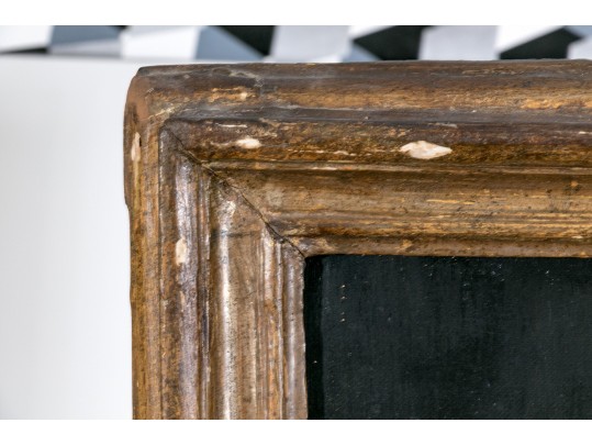 Gliano, Mid Century Signed Oil On Canvas, Somber Portrait