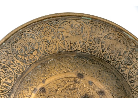 Antique Middle Eastern Bronze Dish