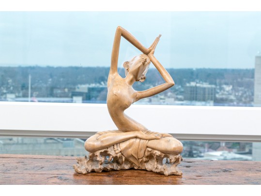 Bali Carved Wood Figure