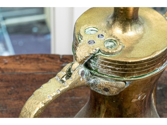 Collection Of Four Antique Middle Eastern Metal Ewers