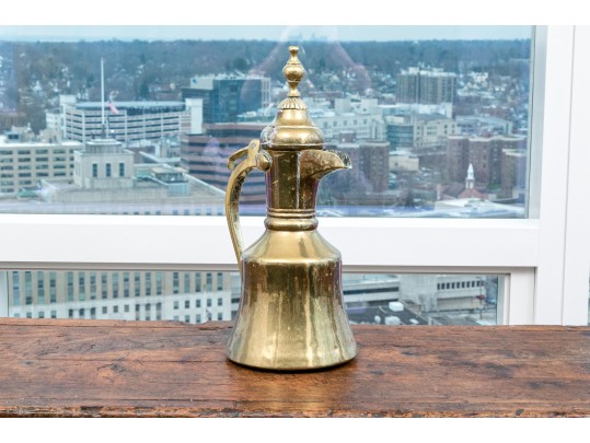 Collection Of Four Antique Middle Eastern Metal Ewers
