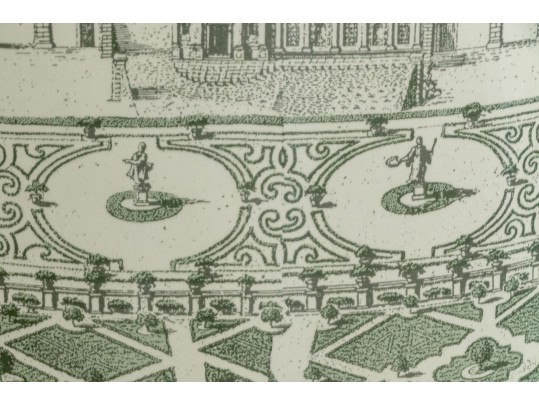 Italian Glazed Ceramic Umbrella Container