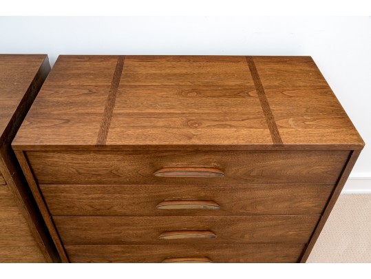 Pair Of Heritage Henredon Mid Century Modern Dressers
