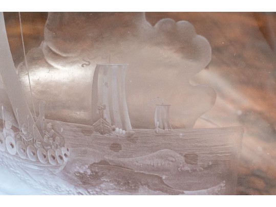 Fine Vintage Orrefors Expo Landberg Crystal Vase