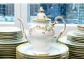 Large Vintage Raynaud Limoges Partial Dinner Service With Complementary Vintage Coffee Set