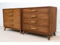 Pair Of Heritage Henredon Mid Century Modern Dressers