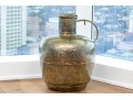 Large Antique Eastern Brass Lidded Jug