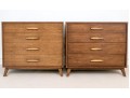 Pair Of Heritage Henredon Mid Century Modern Dressers
