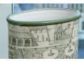 Italian Glazed Ceramic Umbrella Container