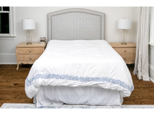 Lovely Headboard With Nailhead Trim