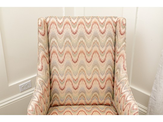 Chic Upholstered Accent Arm Chair
