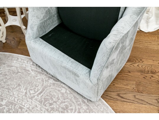 Pair Of Handsome Tub Back Swivel Chairs
