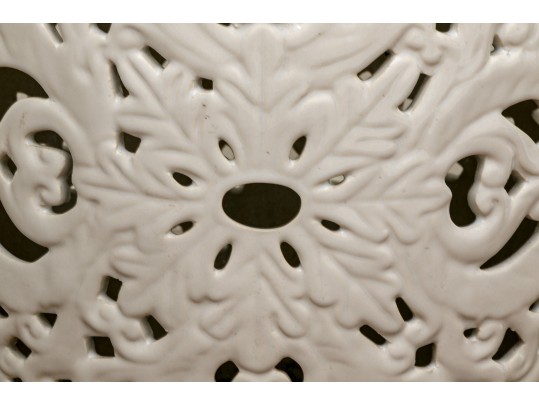 White Asian Garden Stool