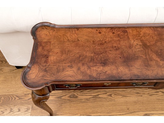 Fabulous Burled Wood Console