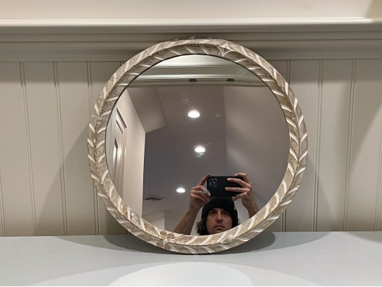 Famous Art And Antiques, Rustic Style Circular Mirror