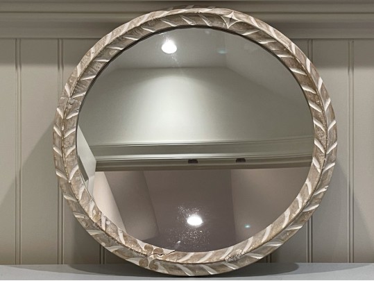 Famous Art And Antiques, Rustic Style Circular Mirror