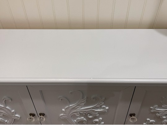 Beautiful Blue Painted Console