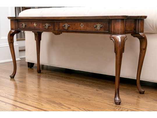 Fabulous Burled Wood Console