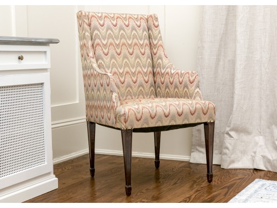 Chic Upholstered Accent Arm Chair