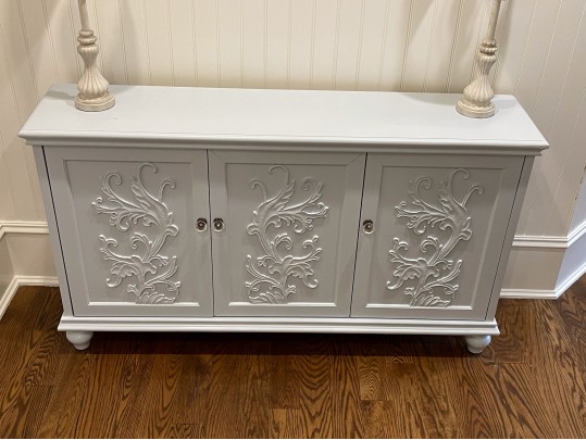 Beautiful Blue Painted Console
