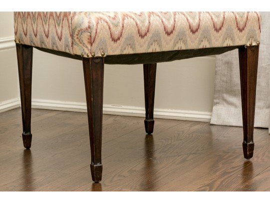 Chic Upholstered Accent Arm Chair