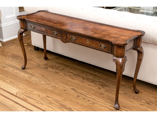 Fabulous Burled Wood Console